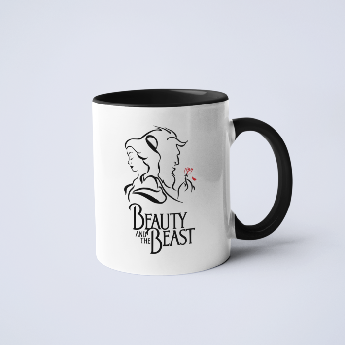 Cana personalizata model - Beauty and the Beast [2]
