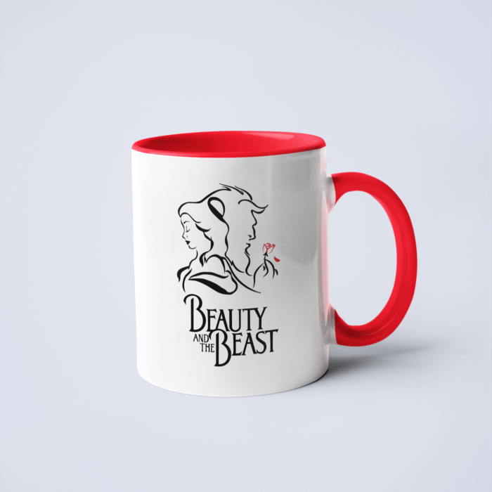 Cana personalizata model - Beauty and the Beast [3]