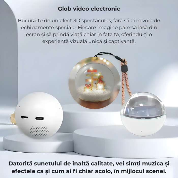 Glob de cristal digital personalizat [3]