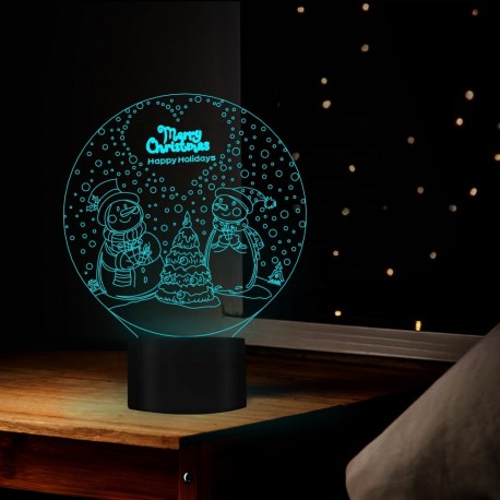 Lampa decorantiva 3D - Merry Christmas [2]