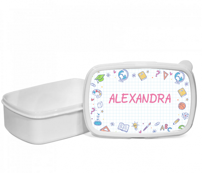 Lunchbox personalizat cu nume - Caiet scolar [1]