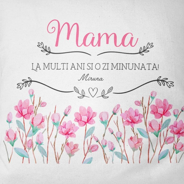 Perna personalizata cu text - Mama [2]