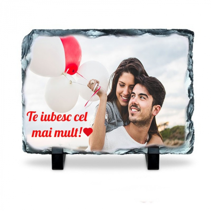 Placa de ardezie personalizata cu poza si/sau text [1]