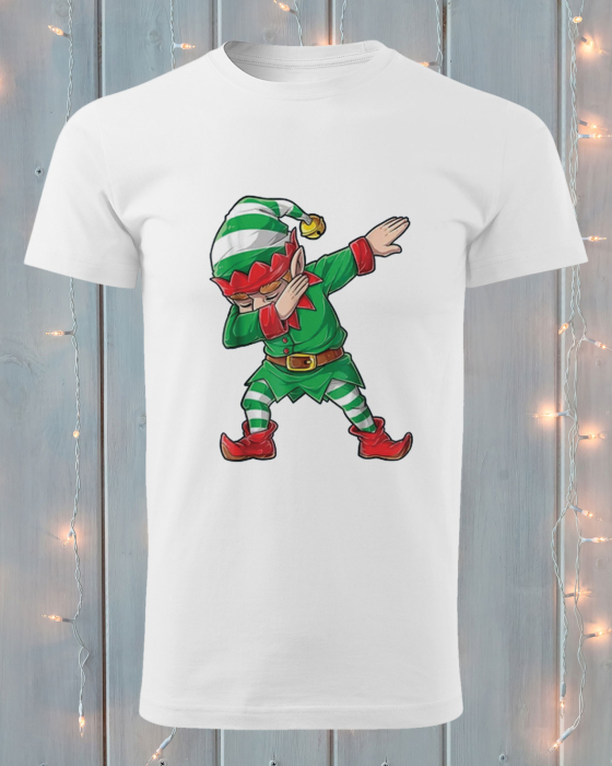 Tricou personalizat de Craciun - Elf Dab [1]