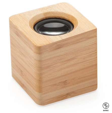 8 martie - Boxa portabila Bluetooth din bambus personalizata