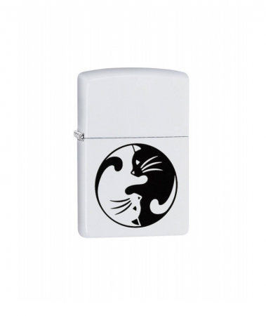 Brichete personalizate - Bricheta personalizata model Zippo - Yin Yang Cats