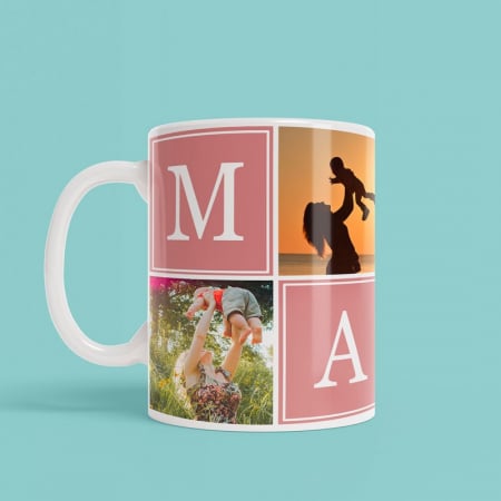 Căni personalizate - Cana personalizata cu 5 poze - mama