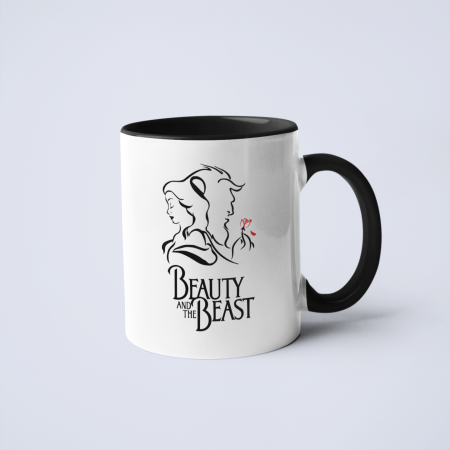 Cana personalizata model - Beauty and the Beast [1]