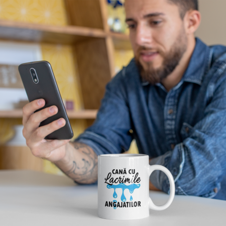 Cana personalizata model - Cana cu lacrimile angajatiilor [1]