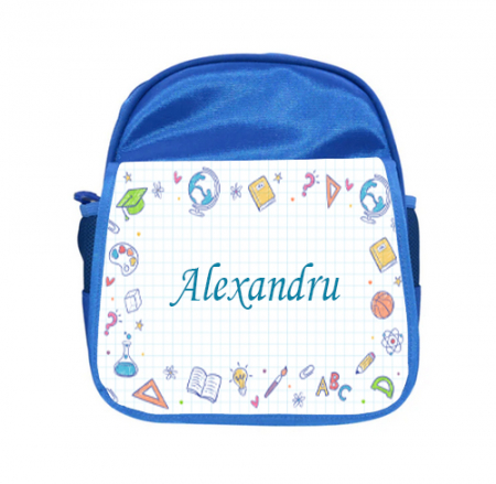 Inceput de an scolar - Ghiozdan personalizat cu nume