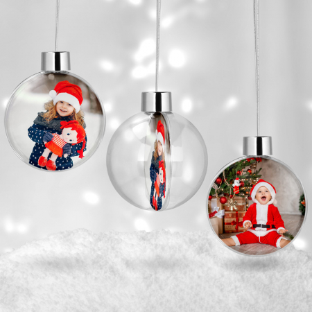Glob transparent personalizat fata-verso cu o poza [1]