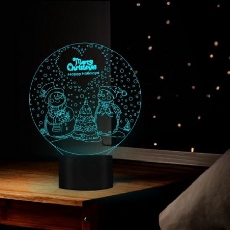 Lampa decorantiva 3D - Merry Christmas [1]