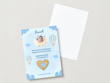 Botez - Lozuri castigatoare personalizate pentru botez 10x15