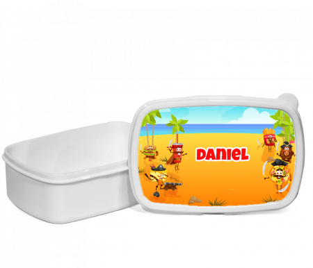 8 martie - Lunchbox personalizat cu nume - pirati