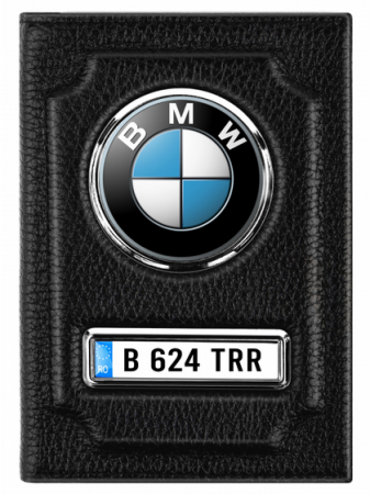 Cadouri personalizate - Port document auto personalizat tip portofel