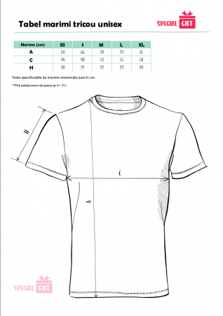 Tricou personalizat cu text - Întotdeauna în pereche - șosete [1]