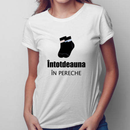 Tricouri personalizate - Tricou personalizat cu text - Întotdeauna în pereche - șosete