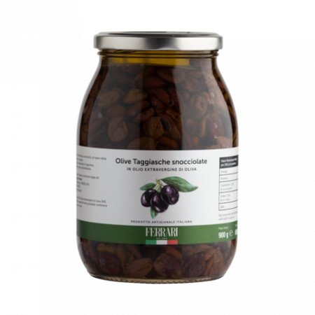 BACANIE - MASLINE TAGGIASCHE IN ULEI EXTRAVIRGIN DE MASLINE 100% ITALIAN 900G