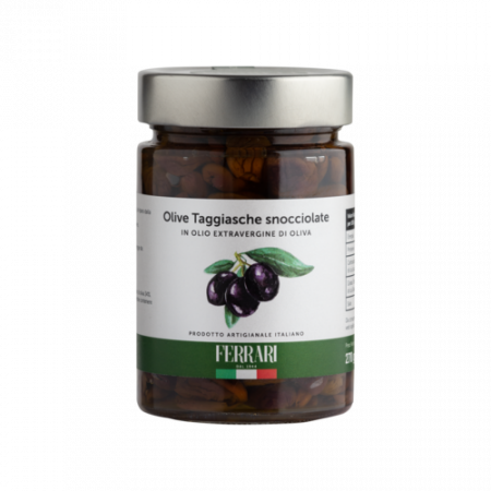 ULEI EXTRAVIRGIN DE MASLINE 100% ITALIAN - MASLINE TAGGIASCHE IN ULEI EXTRAVIRGIN DE MASLINE 100% ITALIAN 270G