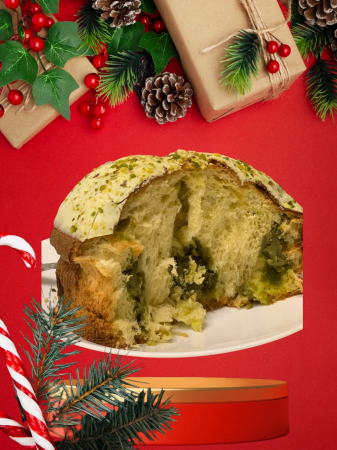 SPECIALITĂȚI - PANETTONE ARTIZANAL CU FISTIC 750G