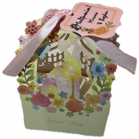 Cutie din carton „Sweet day” + eticheta personalizata [3]