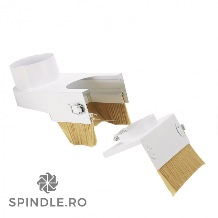 Perie vacuum aspirare antipraf pentru motor frezare router CNC cu diametrul de 100 mm [2]