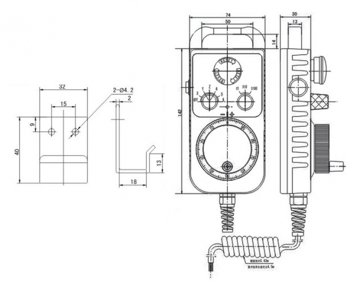 Controler manual universal pentru 4 axe router CNC [2]