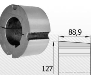 Cuplaje - Bucsa conica cu alezaj metric 3535