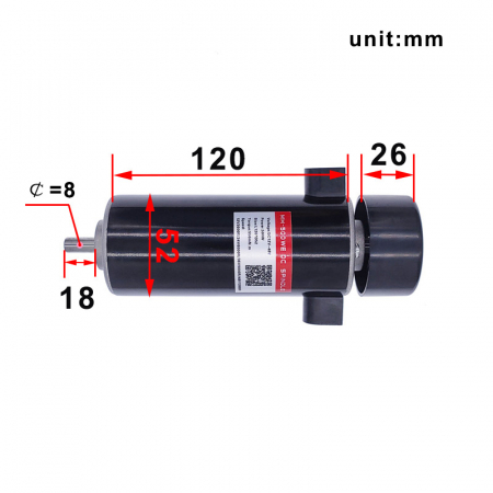 Motor Freza Spindle 500W cu suport si penseta ER11 3.175 [2]