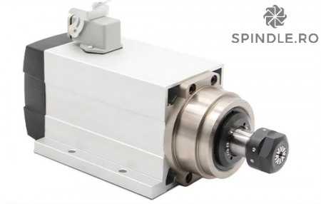 Spindle China 800-2200W apa - Motor frezare rectangular 800W 0.8kW 220V racire aer si penseta prindere ER11 94x77mm