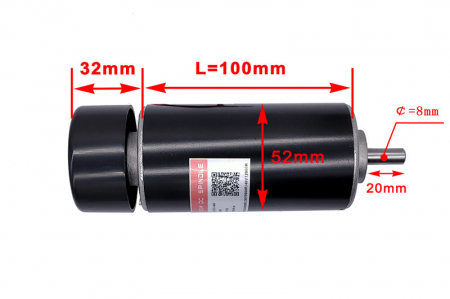 Motor Freza Spindle  400W cu suport si penseta ER11 3.175 [1]