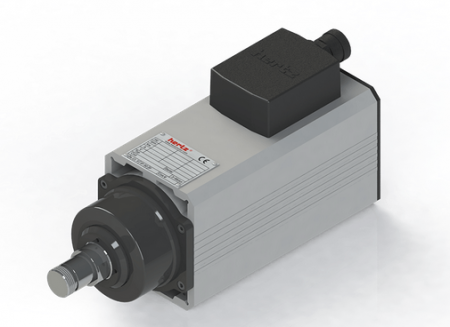 Spindle Hertz cu Profil special - Spindle Hertz Motor HM110.XX_L18.22M-CK-2R rectangular cu prindere M30x2 si SW32