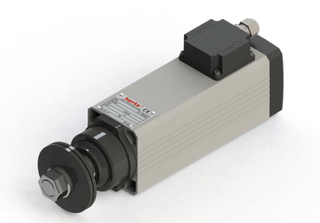 Spindle Hertz cu Profil special - Spindle Hertz Motor HM73.XX_FL30.88.28M-CK-2R rectangular prindere cu flansa 88mm pentru panza cu diametrul interior de 30mm