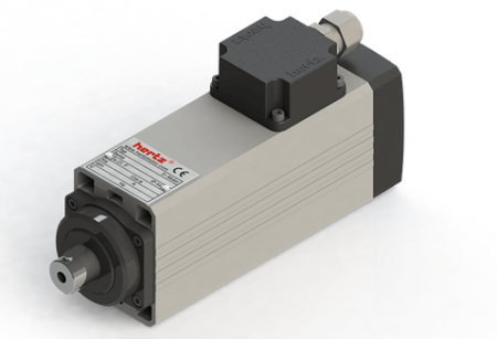 Spindle Hertz cu Profil special - Spindle Hertz Motor HM55.XX_L20FK-CK-1R rectangular cu ax cu pana 20mm