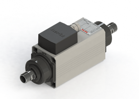 Spindle Hertz cu Profil special - Spindle Hertz Motor HM90-XX rectangular ER25 380V Ax Dublu