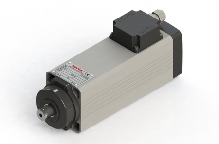 Spindle Hertz cu Profil special - Spindle Hertz Motor HM73.XX_L20FK-CK-2R rectangular cu ax cu pana 20mm