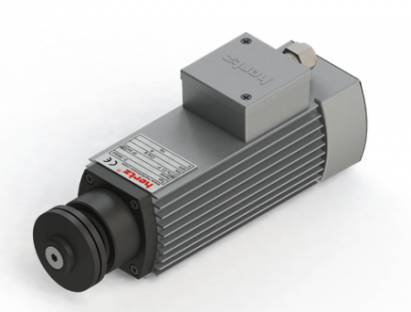 Spindle Hertz cu Profil special - Spindle Hertz Motor HMA.XX_FL20.54.13F-CK-1R rectangular prindere cu flansa 54mm  pentru panza cu diametrul interior de 20mm