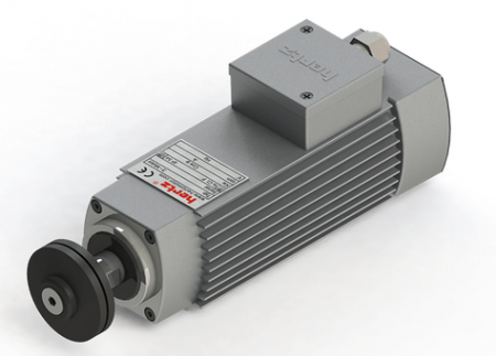 Spindle Hertz cu Profil special - Spindle Hertz Motor HMA.XX_FL20.54.30F-AK-1R rectangular prindere cu flansa 54mm  pentru panza cu diametrul interior de 20mm