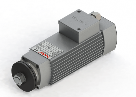 Spindle Hertz cu Profil special - Spindle Hertz Motor HMA.XX_FL32.63.8M-AK-1R rectangular prindere cu flansa 63mm  pentru panza cu diametrul interior de 32mm