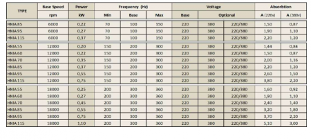 Spindle Hertz Motor HMA.XX_L41.9MK-AK-1R rectangular cu canal pana 16 mm Surub M10 [1]