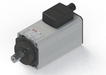 Spindle Hertz cu Profil special - Spindle Hertz Motor HM110.XX_L50FK-CK-1R rectangular cu canal pana 30 mm