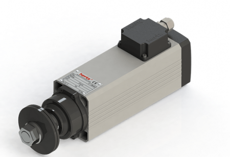 Spindle Hertz cu Profil special - Spindle Hertz Motor HM73.XX_FL25.88.28M-CK-2R rectangular prindere cu flansa 88mm pentru panza cu diametrul interior de 25mm