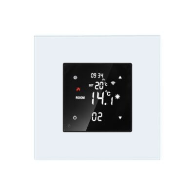 Termostat Wi-Fi pentru incalzirea electrica sau centrala pe gaz LUXION cu Rama din Sticla [2]