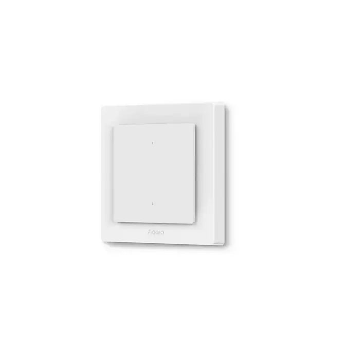 Aqara Light Switch H2 EU, 2 Butoane, 1 Canal - Întrerupător încastrat smart [2]