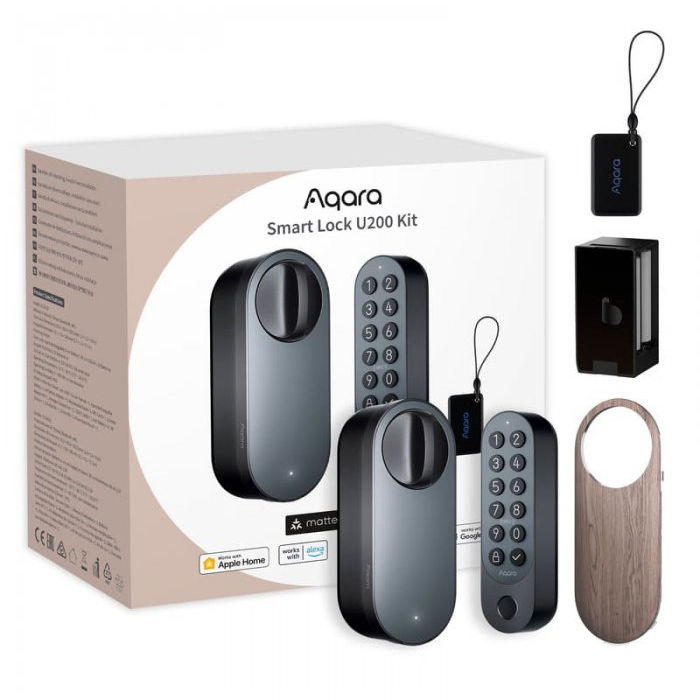 Aqara Smart Lock U200 Kit, Black [1]