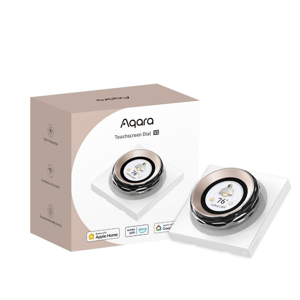 Aqara Touchscreen Dial V1 EU întrerupător inteligent de perete cu ecran tactil și control rotativ [1]