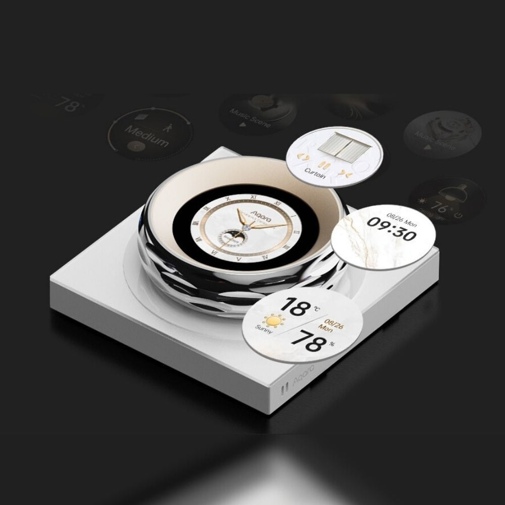 Aqara Touchscreen Dial V1 EU întrerupător inteligent de perete cu ecran tactil și control rotativ [2]