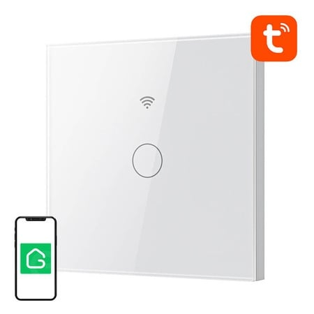 Intrerupator de lumină WiFi 1 canal Gosund SLS1 (opțional N) Tuya [2]