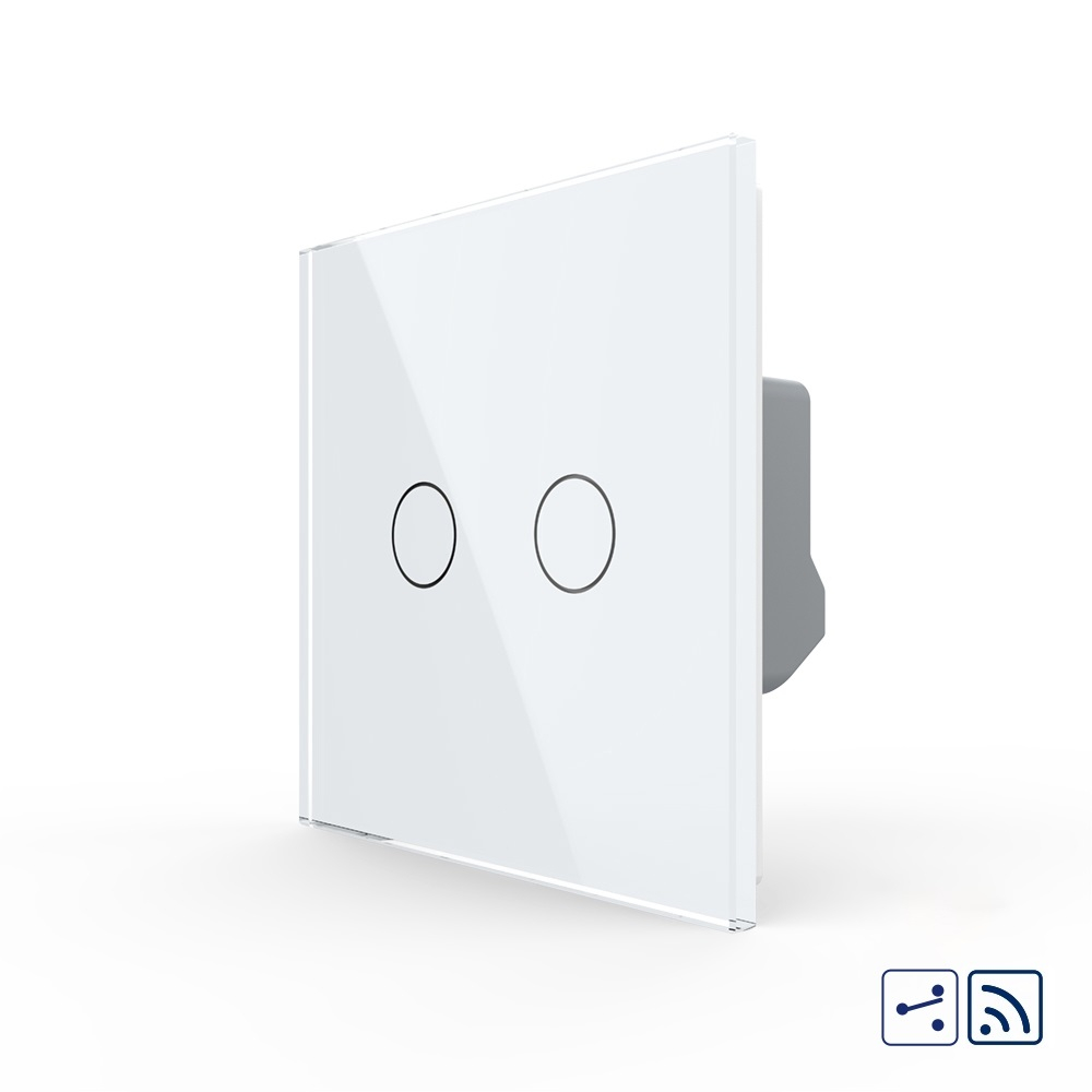 Intrerupător Dublu Wireless cu Touch LIVOLO – Seria Nouă [1]