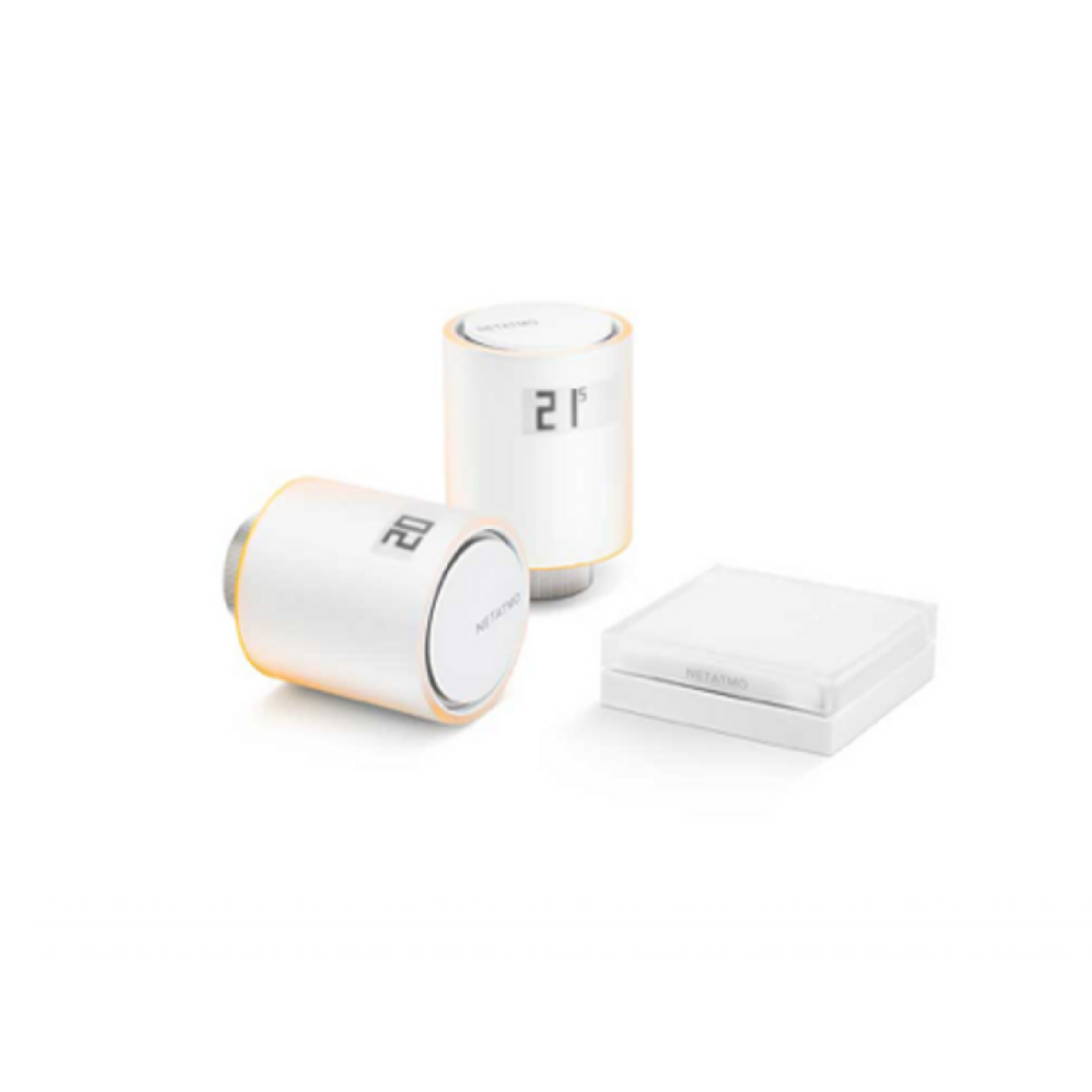 Kit Netatmo Starter Pack cu 2 Capete termostat si 1 Releu, Control aplicatie, Programare [1]